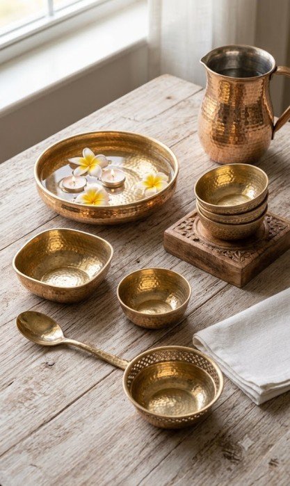 Kansa Thali Dinner Set